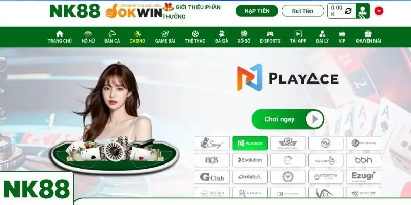 Các sảnh game hàng đầu trong chuyên mục