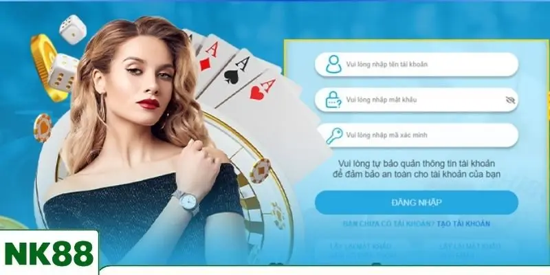 Điều kiện để thực hiện đăng nhập NK88